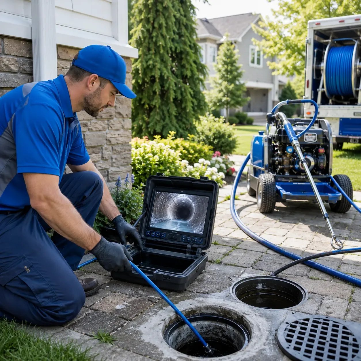 Outdoor drain cleaning professionals serving Oakley, MI